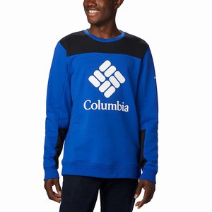 Columbia Sudaderas Lodge™ Colorblock Crew Hombre Azules (781PREWGU)